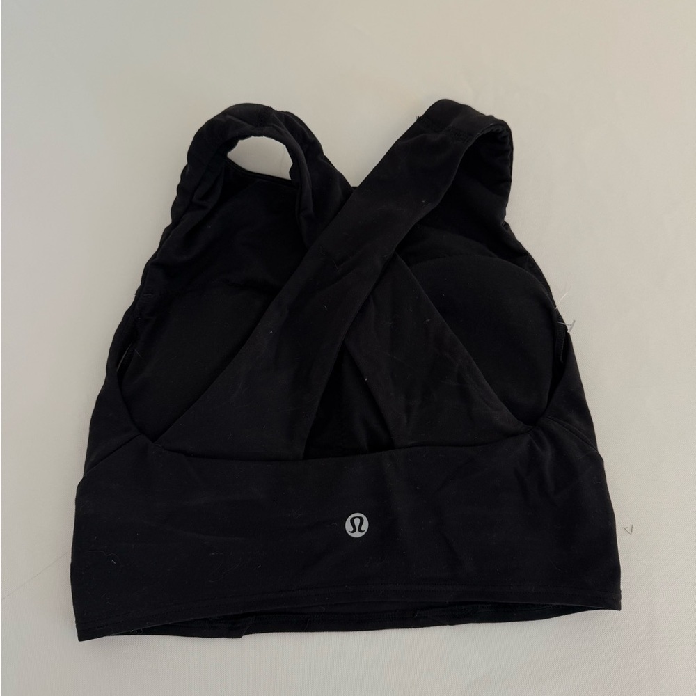 Lululemon Women's SIZE 4 Black Forward Fold Bra (Light Support, C/D Cups) - Picture 10 of 13